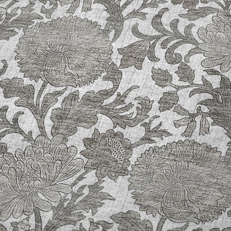 Jeté floral Sherpa ASB677 Addison, Ivoire ivoire