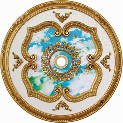 Motif d'ange rond 43 po