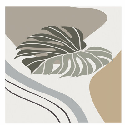 «Botanical Leaf II Bohemian», reproduction d'art non encadrée