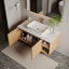 Meuble-lavabo simple avec comptoir en pierre frittée Dexheart-1798174535-1788854393