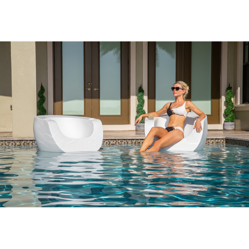 Ensemble de 2 chaises de piscine Tenjam Moon