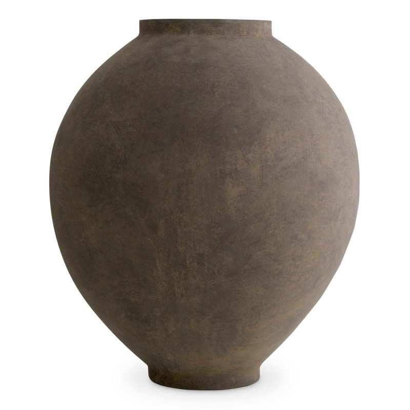 Moon Handmade Fiberclay Table Vase, 22.44" H x 16.54" W x 16.54" D