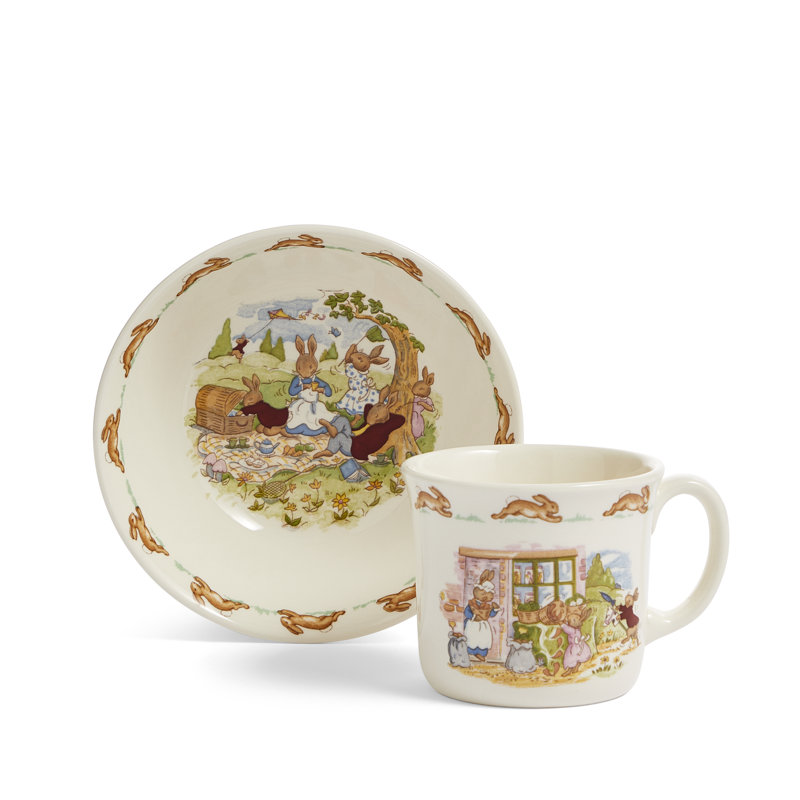 Bol et tasse Bunnykins Nurseryware