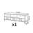 American retro style TV stand
