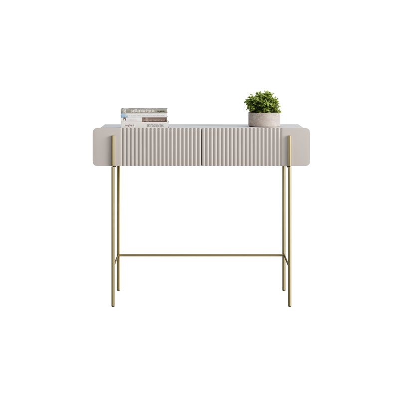 Otteridge Dressing Table, Cashmere/Gold