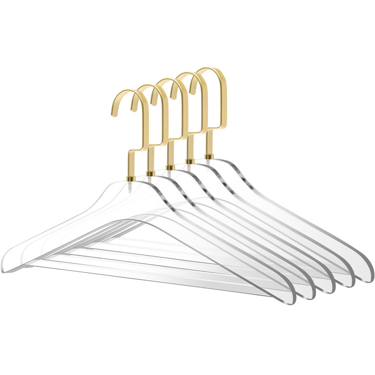 Quality Hangers Acrylic Standard Hanger for Dress/Shirt/Sweater