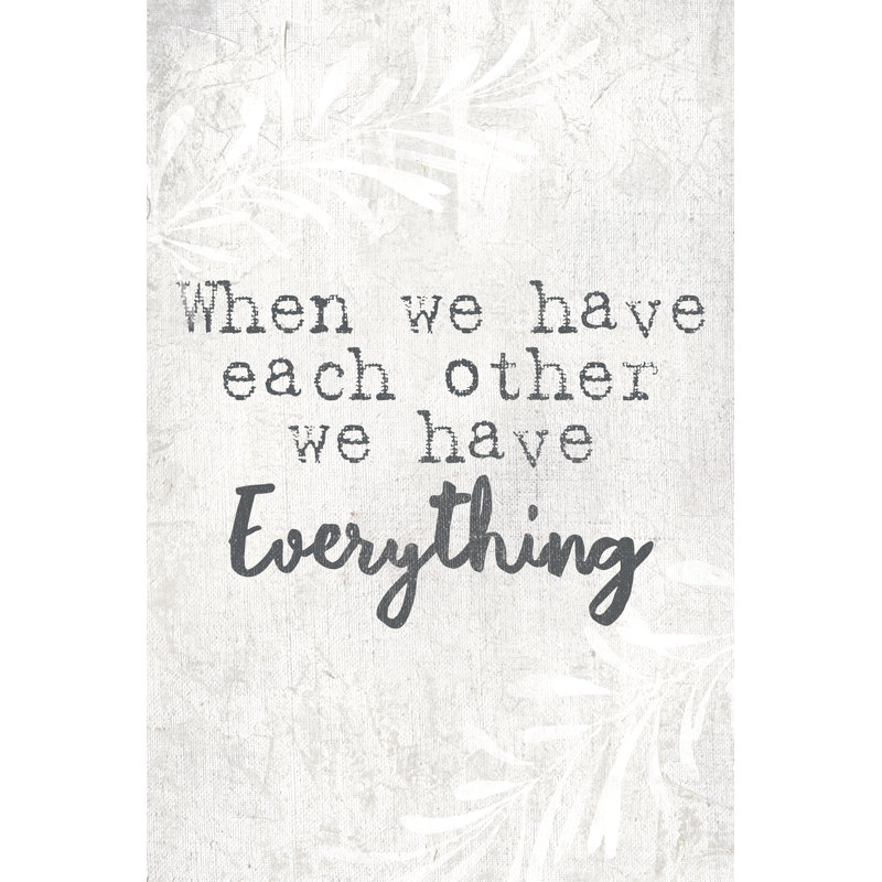 When We Have Each Other 3 - Wrapped Canvas Print, 46cm H x 30cm W x 3.8cm D