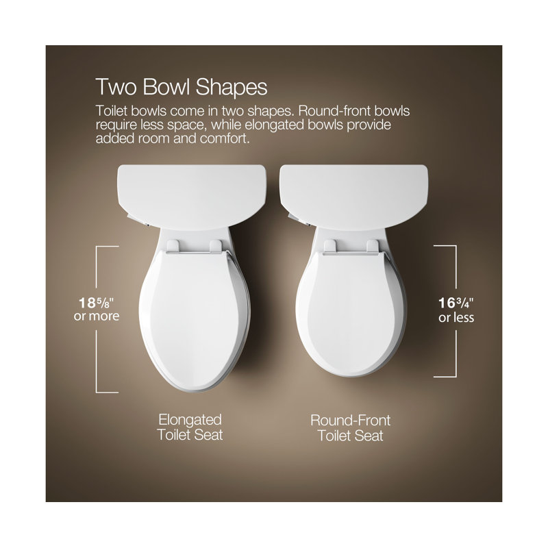 Corbelle Tall Two-Piece Elongated Toilet With Skirted Trapway 1.28 Gpf, White, Right