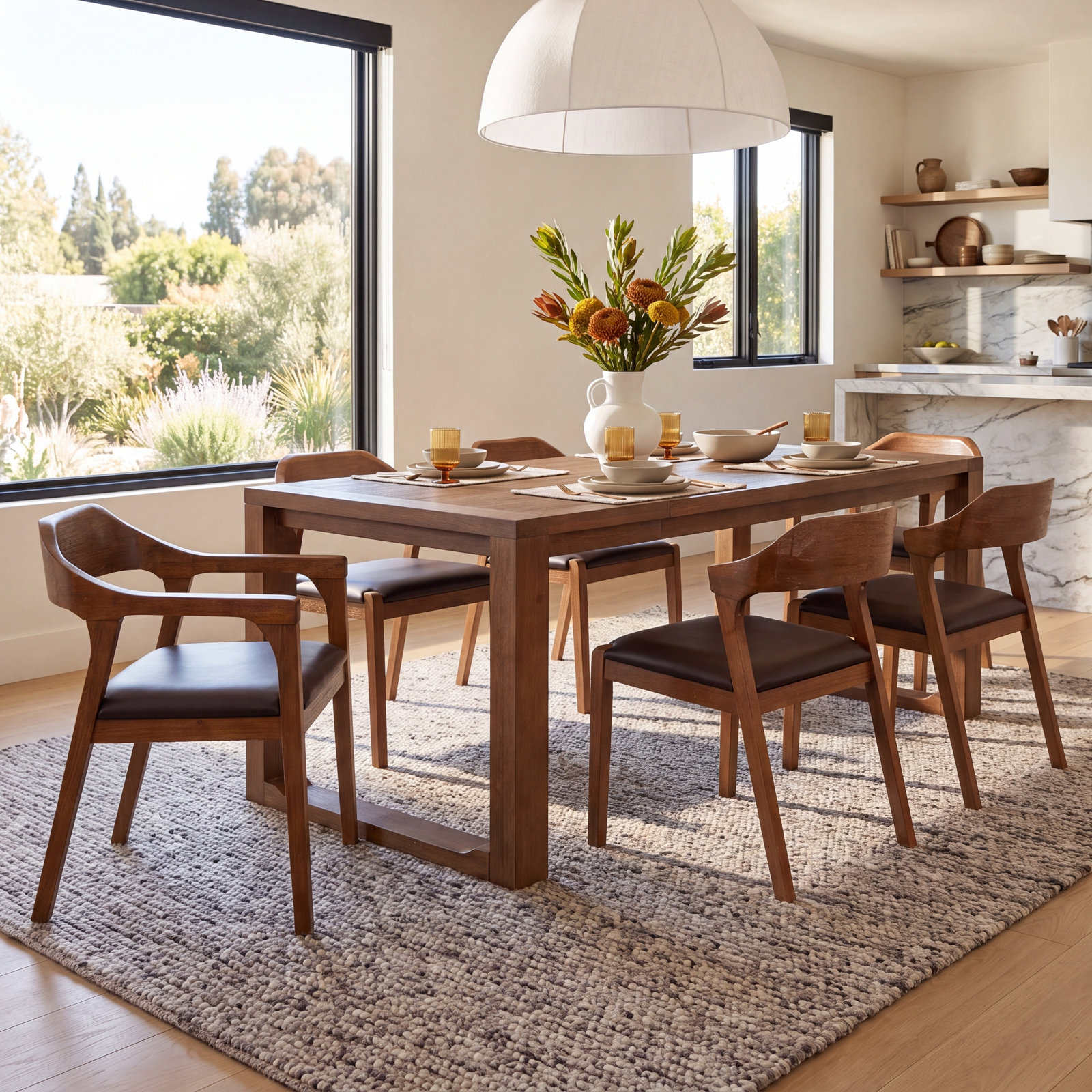 Aybri 7 - Piece Extendable Dining Set
