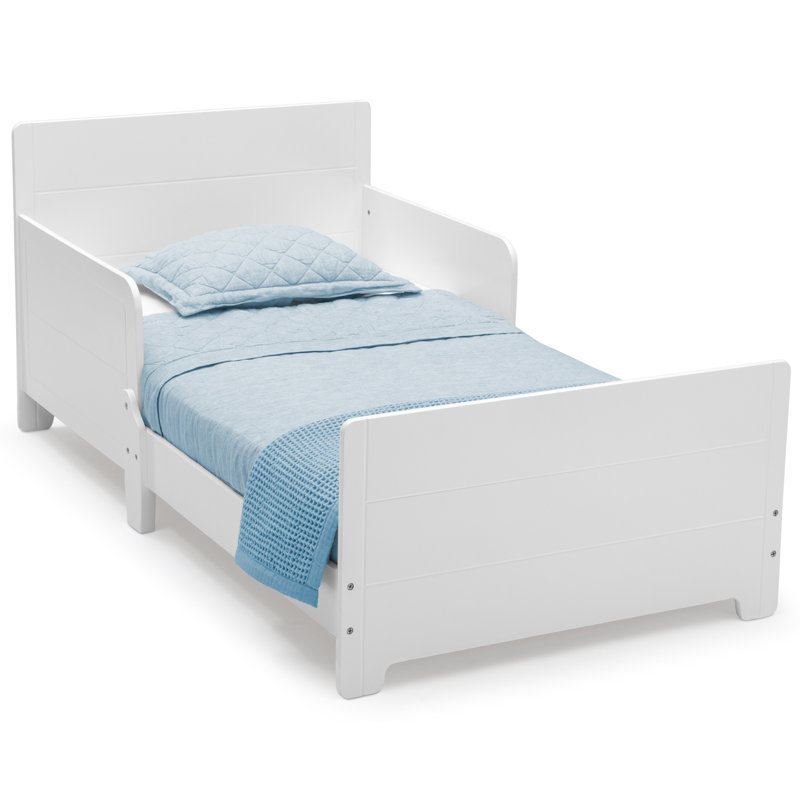Toddler Solid Wood Standard Bed, Bianca White