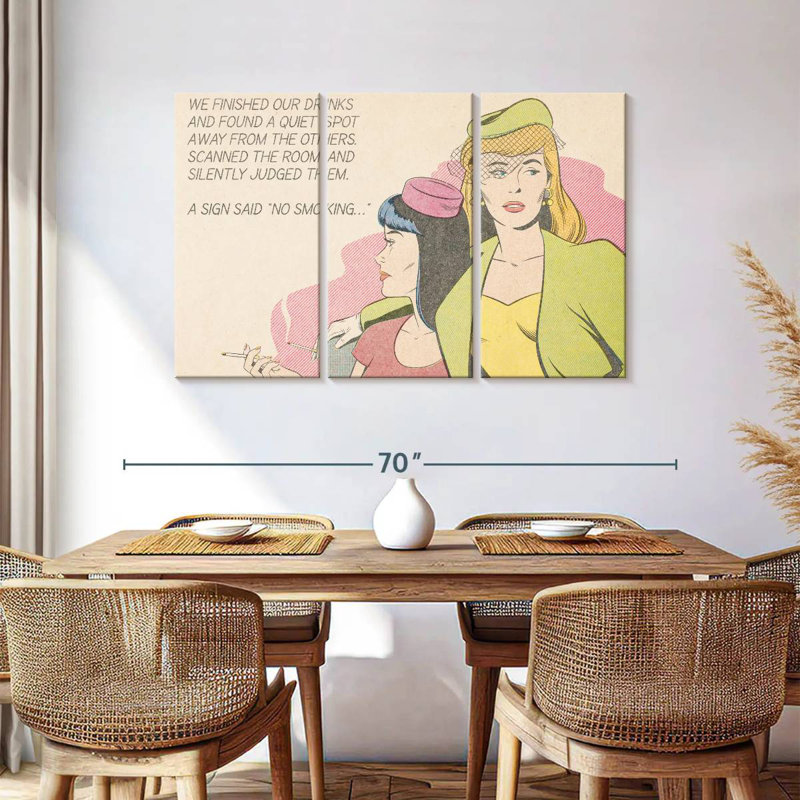 Tergel No Smoking, 36" H x 57" W