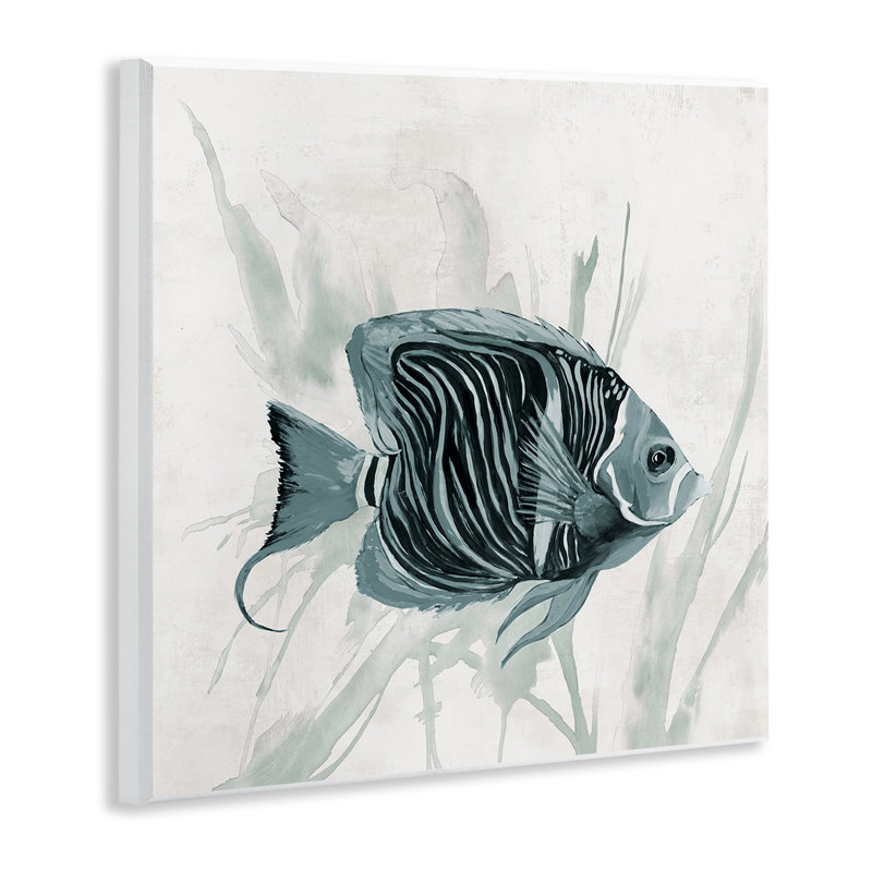 Quelque chose de poisson, plaque murale aquatique, design par Jacob Q