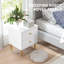 40cm W Manufactured Wood Bedside Table