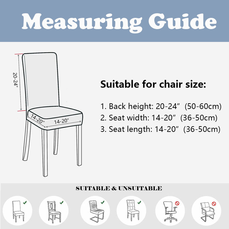 Box Cushion Dining Chair Slipcover