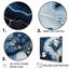 Blue Stone Geode, reproduction d'art sur toile-255583827-255583791
