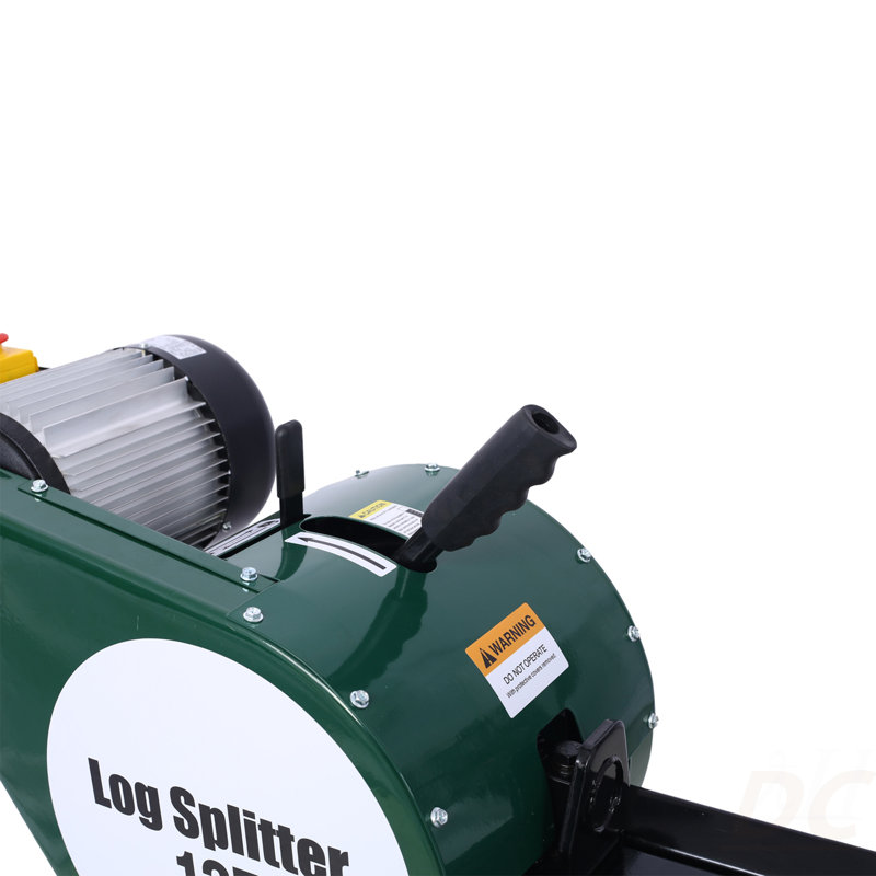 Double fendeuse à bûche électrique à double volant électrique portatif 12H Hotizontal 2HP 16A, fendeuse à bois électrique