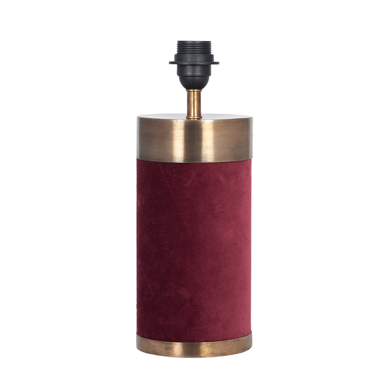 Mebane Metal Lamp Base Lamp, Red