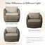 Fauteuil de jardin pivotant Cambelle avec coussins-1436701846-1436701841