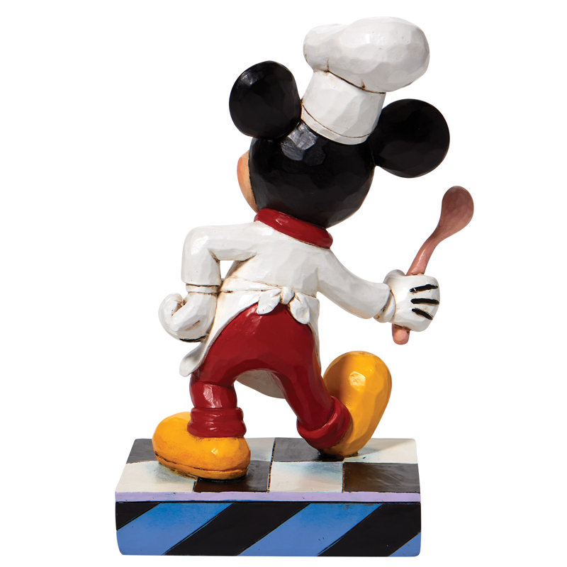 Jim Shore Disney Traditions Chef Mickey Mouse Figurine, 6 inches, Multicolor Resin