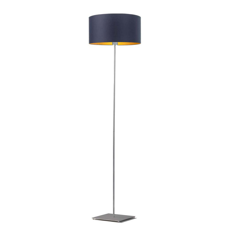 Eadey 156cm Traditional Floor Lamp, Grey, Dark Grey