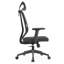 Chaise de bureau en coton avec appui-tête Medovich-287509615