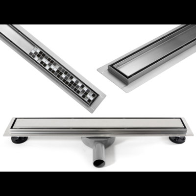 Calzada Linear Grid Waste Shower Drain