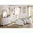 Classic Traditional Style Dresser Of 6X Drawers White Finish Bedroom Antique Handles Wooden Furniture