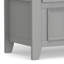 Banc de rangement en bois massif Amherst-121977467