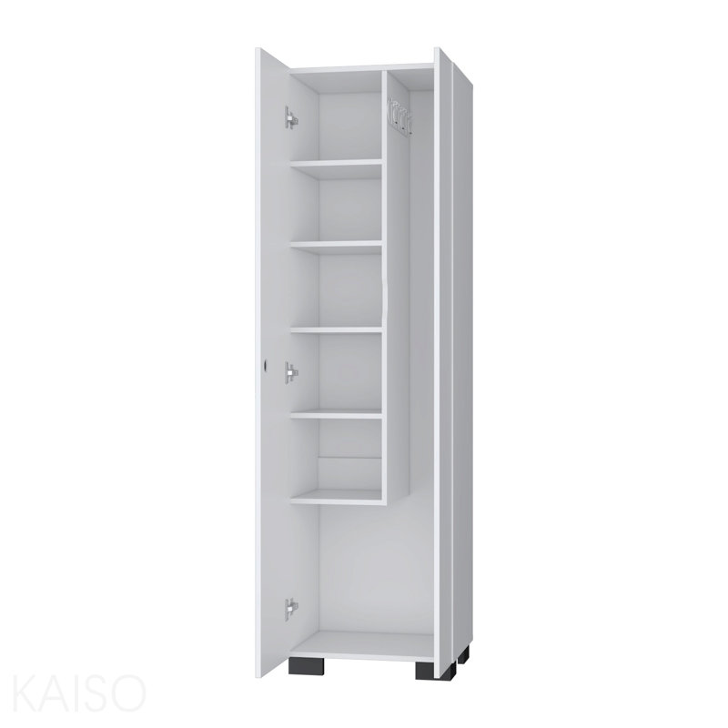 Storage Shelves Broom Cabinet
