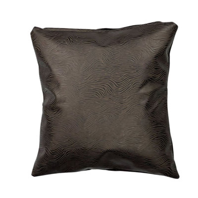 Luxury Throw Leather pillow Cover 20''