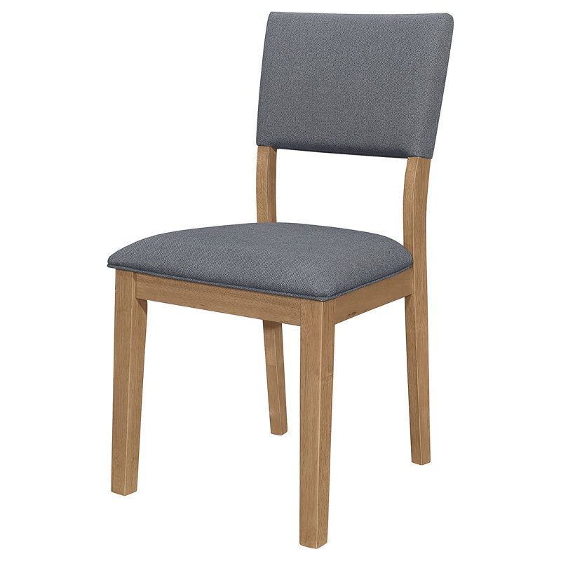 Chaise d'appoint de salle à manger rembourrée en tissu Topeka (ensemble de 2)