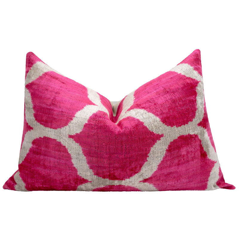Geometric Velvet Throw Pillow