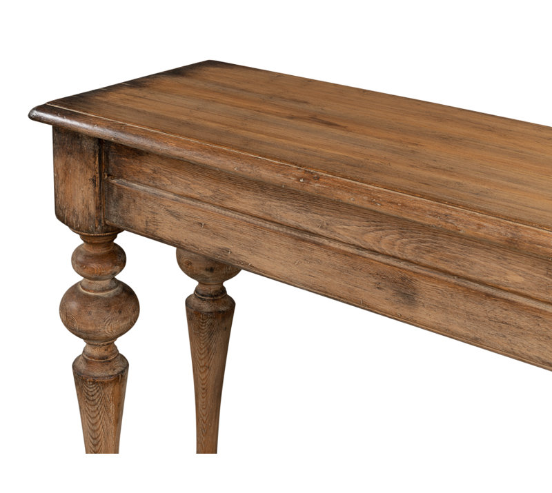 Hudson 73'' W Solid Wood Console Table, Brown