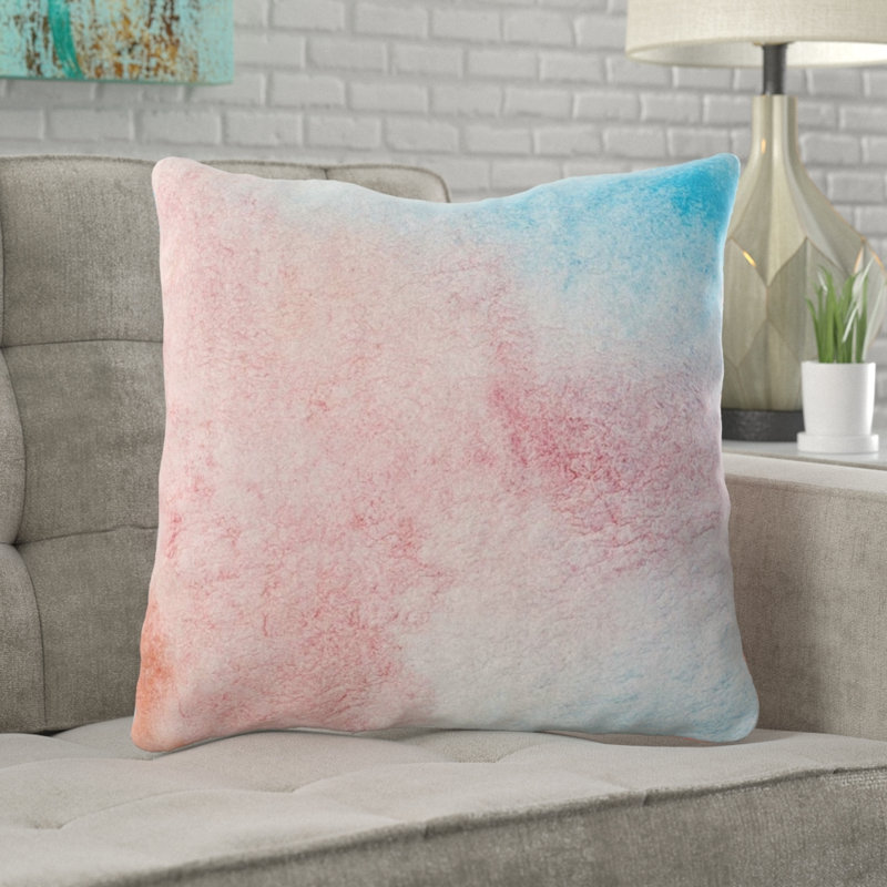 Coussin watercolour Jonesboro, Microsuède, Intérieur