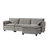 108" W Modern Sectional with Ottoman-2015922810