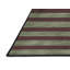Tapis noir à rayures horizontales lavable à la machine-984831858