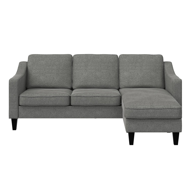 Burrough 3 Seater Velvet Sofa, Grey Velvet
