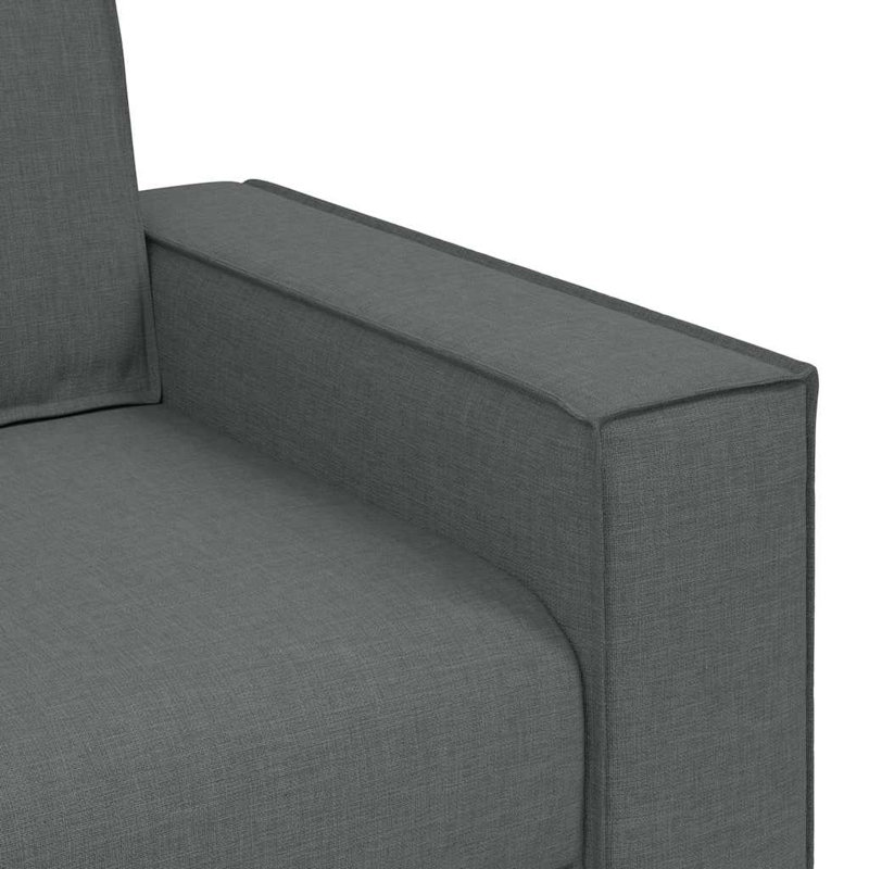 Ensemble de canapé vidaXL gris foncé, Gris foncé