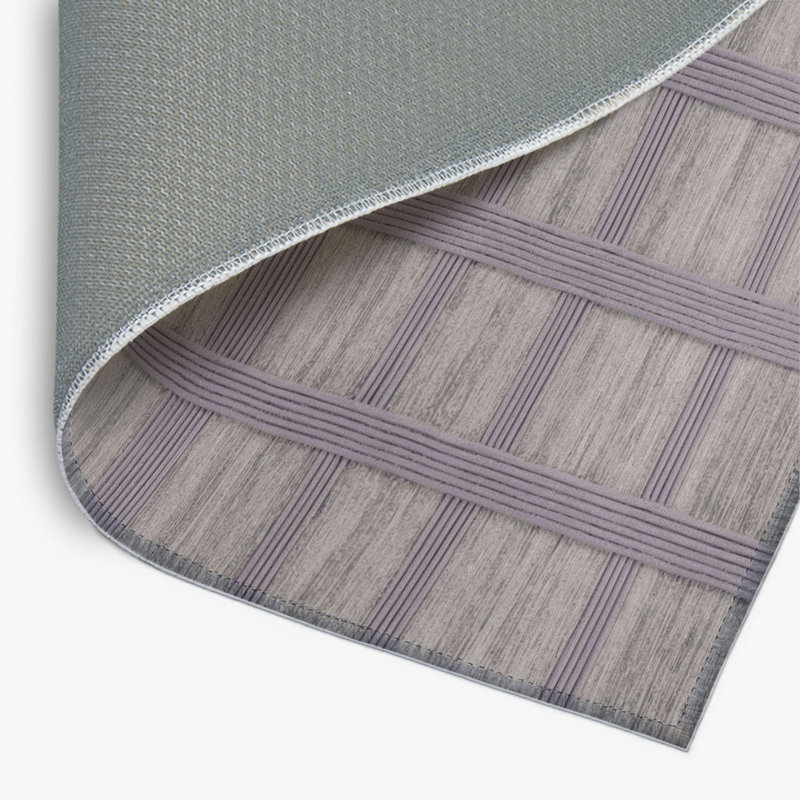 Tapis d'intérieur et d'extérieur à carreaux gris, Rectangle 4pi x 6 pi