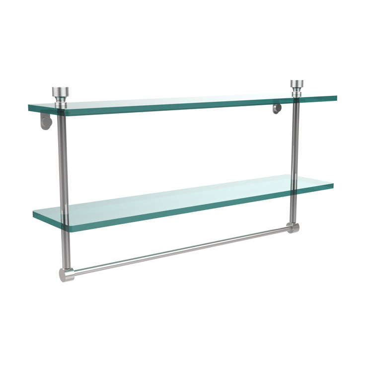 Ballenas 2 Piece Tiered Shelf with Towel Bar