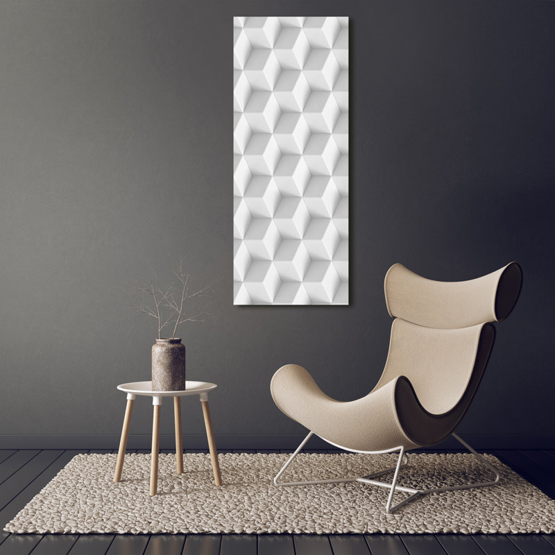 3D Abstraction - Wrapped Canvas Print