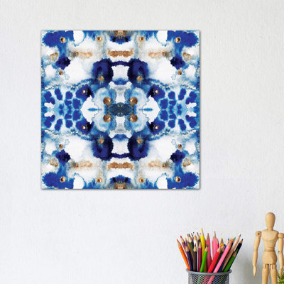 Symmetric Blue - Print on Canvas