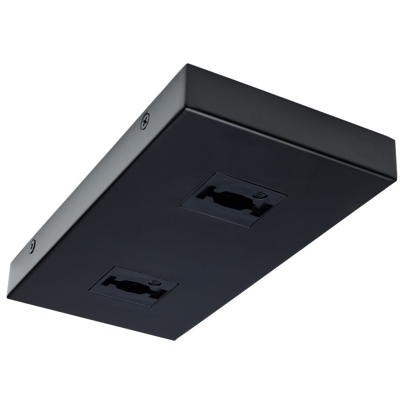 Double adaptateur monopoint, Noir
