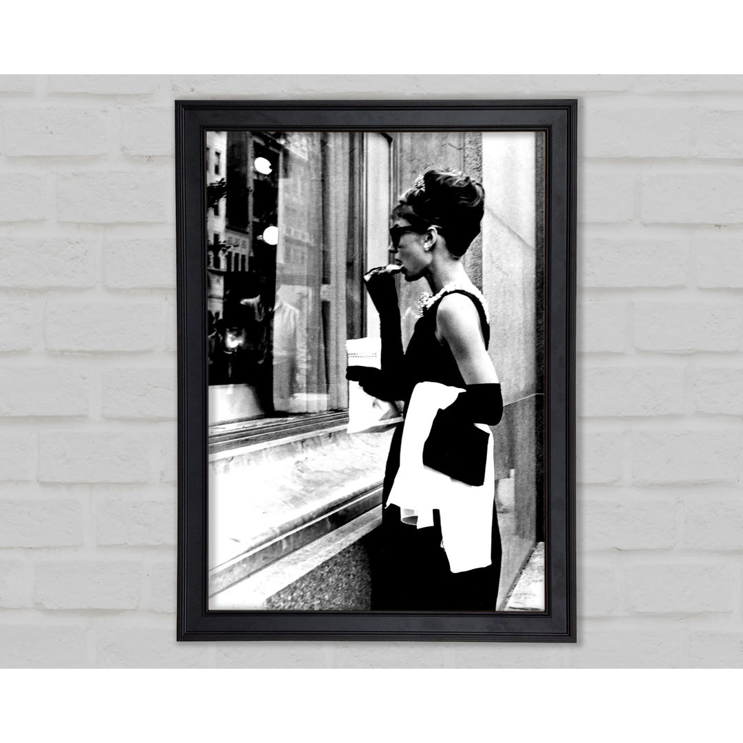 Audrey Hepburn Schaufensterbummel - Druck