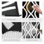 Tapis blanc / noir intérieur / extérieur-45230158