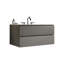 Meuble-lavabo mural en noyer avec lavabo en céramique avec trois trous de robinet, grand meuble-lavabo flottant de rangement pour salle de bain moderne, pré-assemblé-1325544005