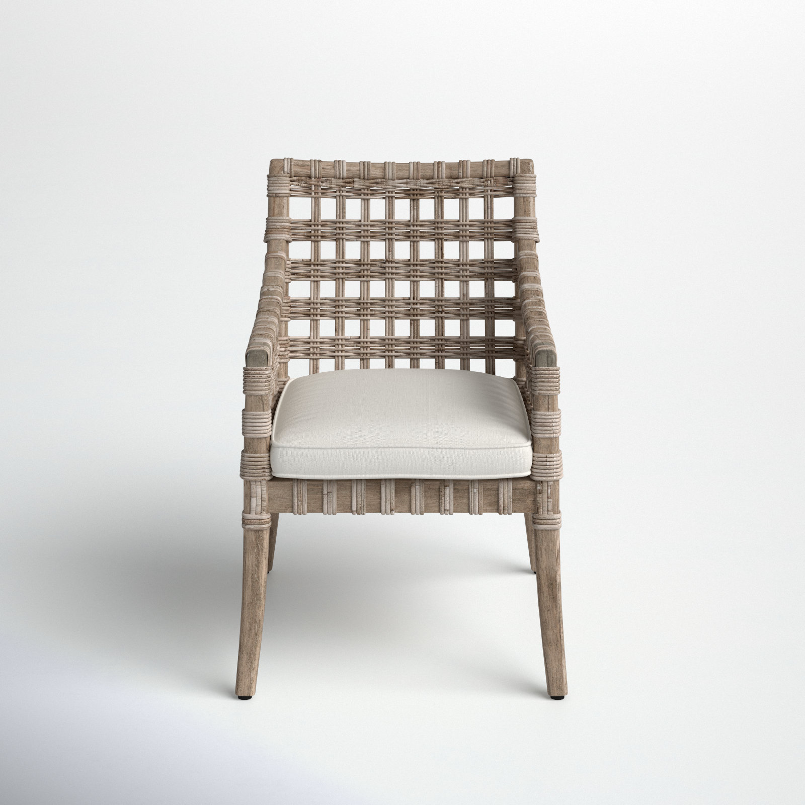 Coolidge Woven Arm Chair Reviews Birch Lane