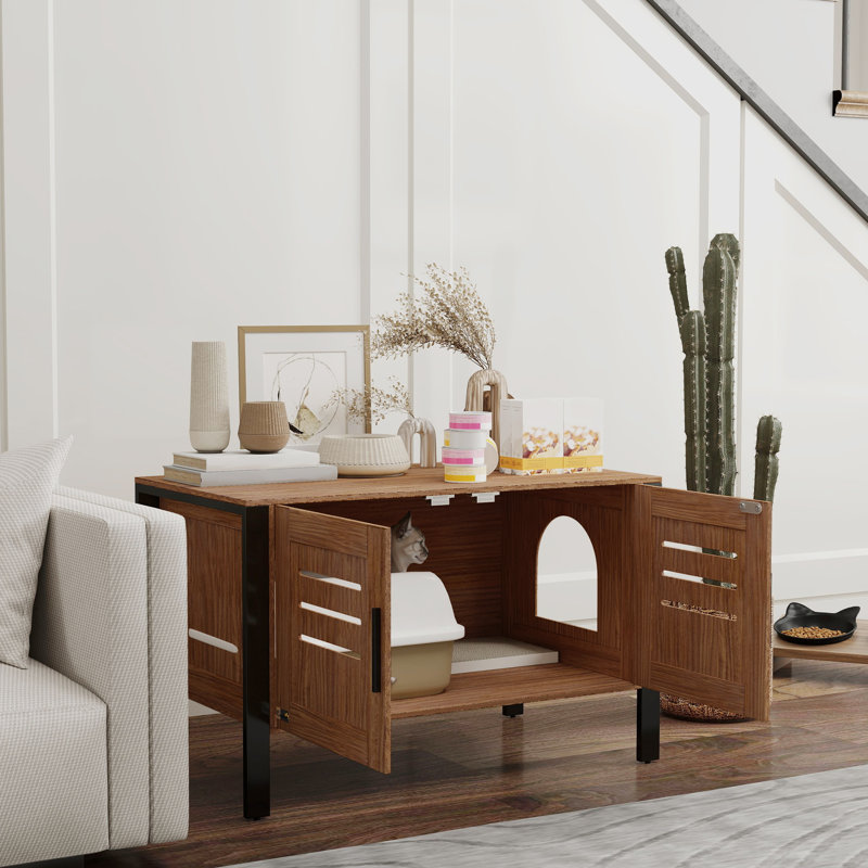 Wood Litter Box Enclosure