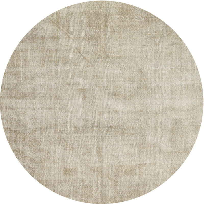 Tapis gris zone contemporaine, Rond 6 pi