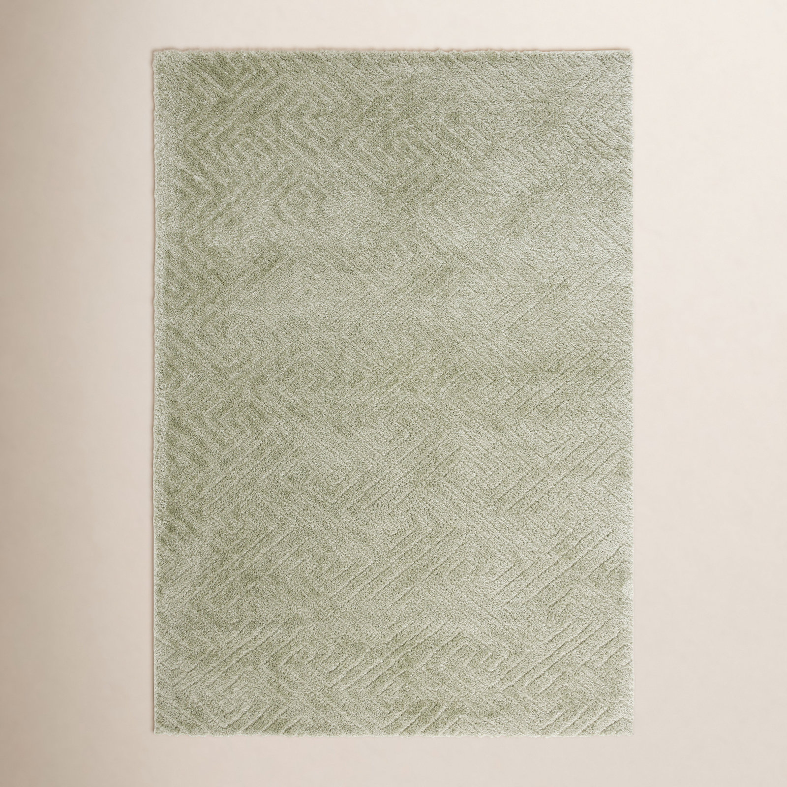 Ninette Shag Performance Geometric Rug, Rectangle 3' x 5'